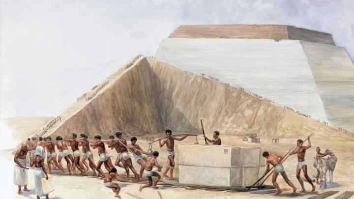 Як будувалися піраміди