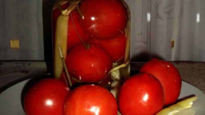 Помідори мариновані: заготовки з помідор