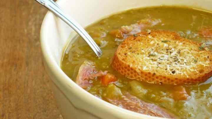 Скільки гороху потрібно на гороховий суп