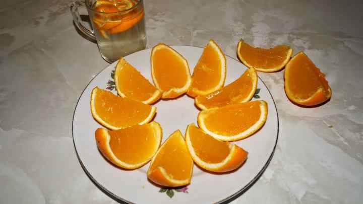 Як приготувати апельсинове желе