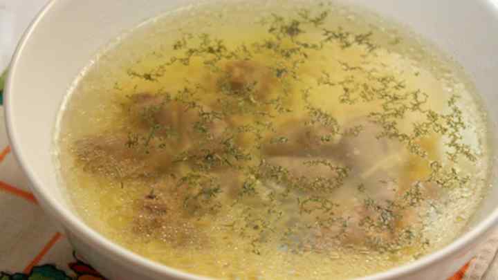 Як зварити суп з курячих потрошків