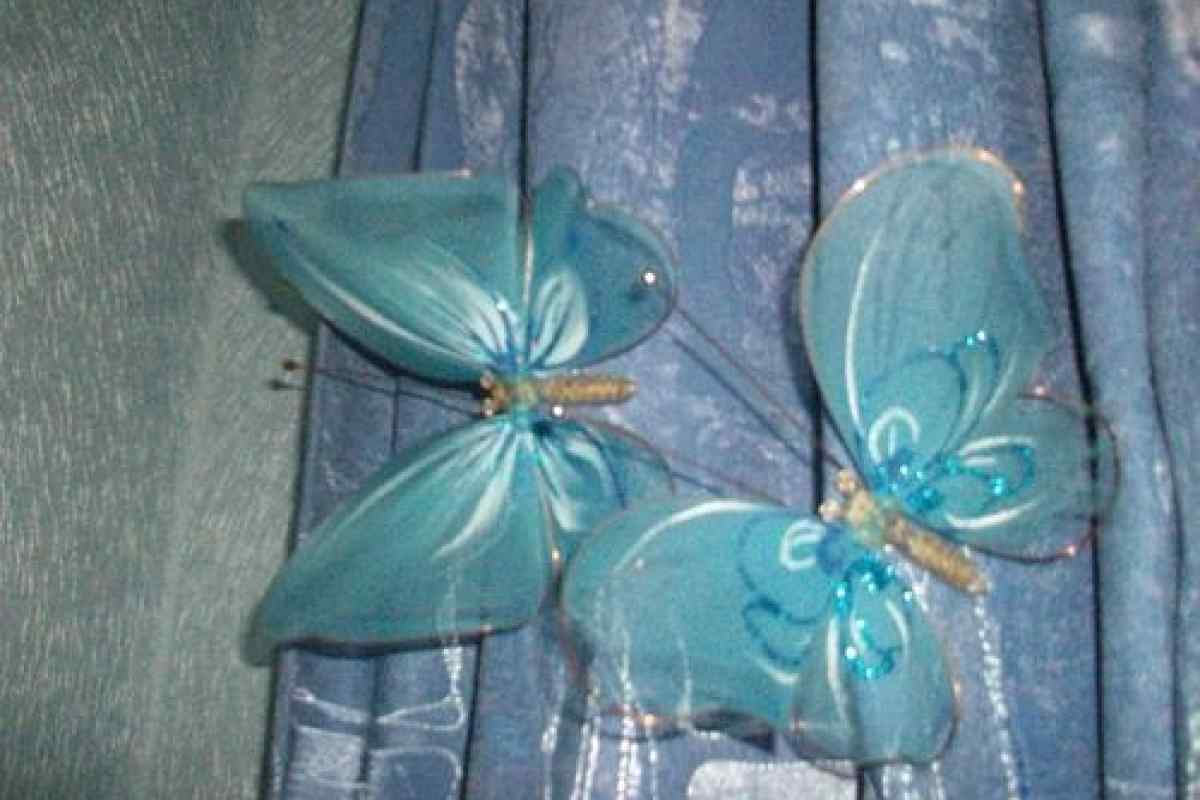Як зробити метелика на штори