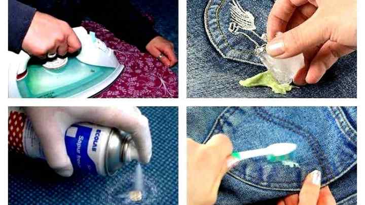Як вивести жовачку з одягу