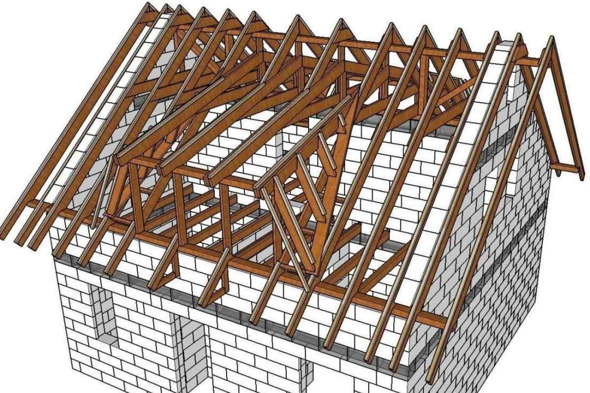 Як побудувати односкатний дах
