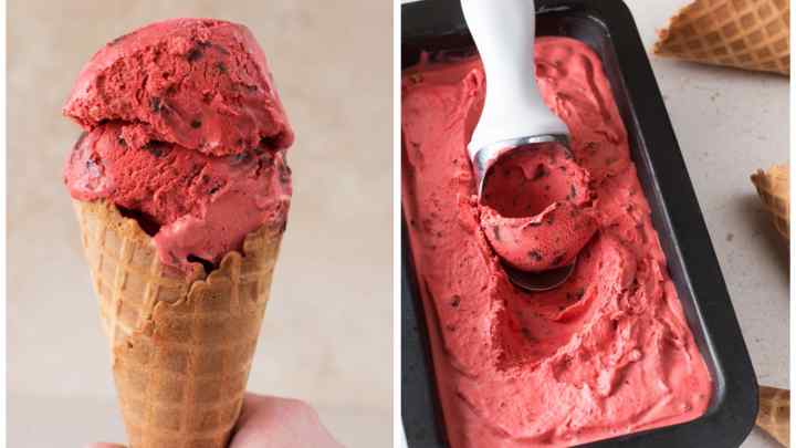Вершкове морозиво з шоколадною крихтою