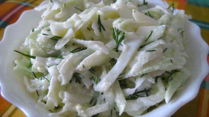 Який салат приготувати з білої редьки