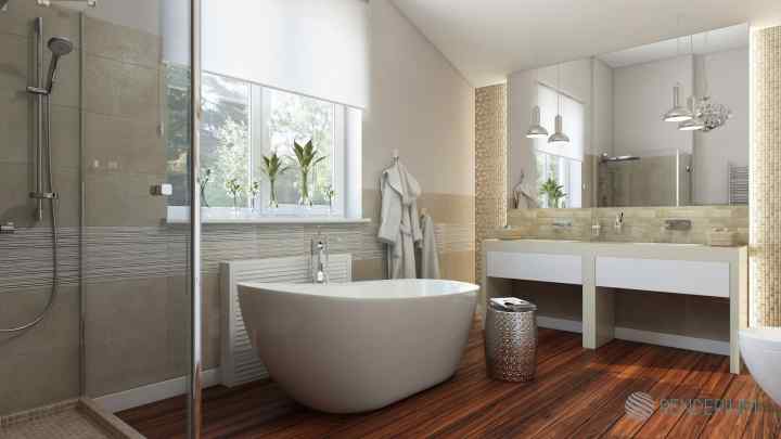 Білосніжна ванна кімната: підбір матеріалів