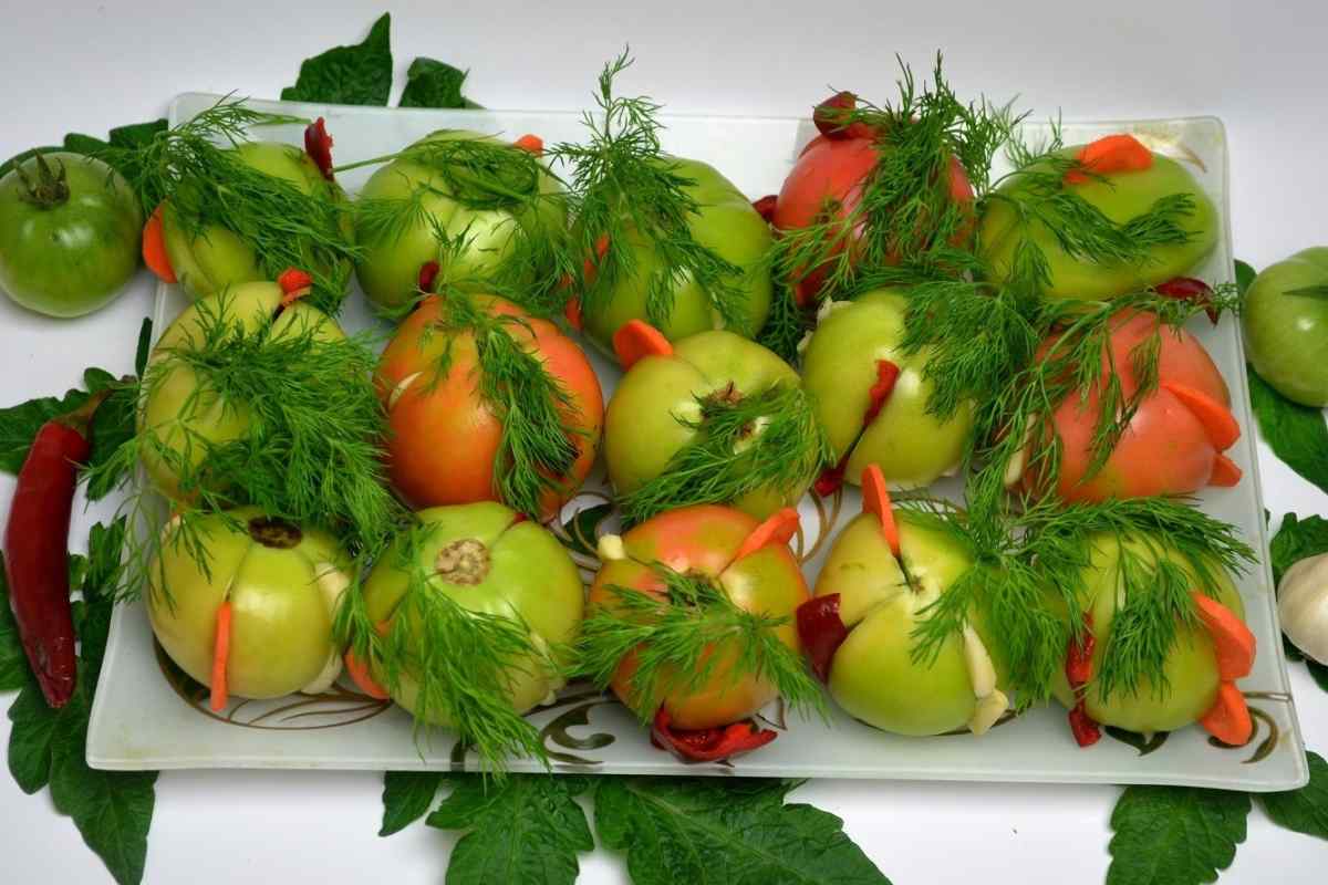 Як маринувати зелені помідори