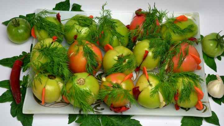 Як маринувати зелені помідори