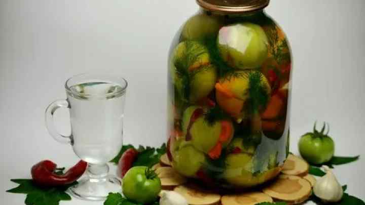 Рецепт маринованих зелених помідорів
