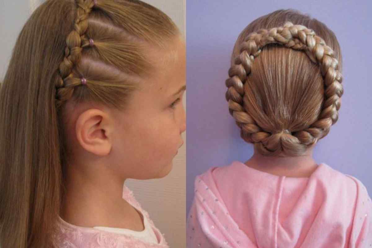 Як робити зачіски дитині до школи