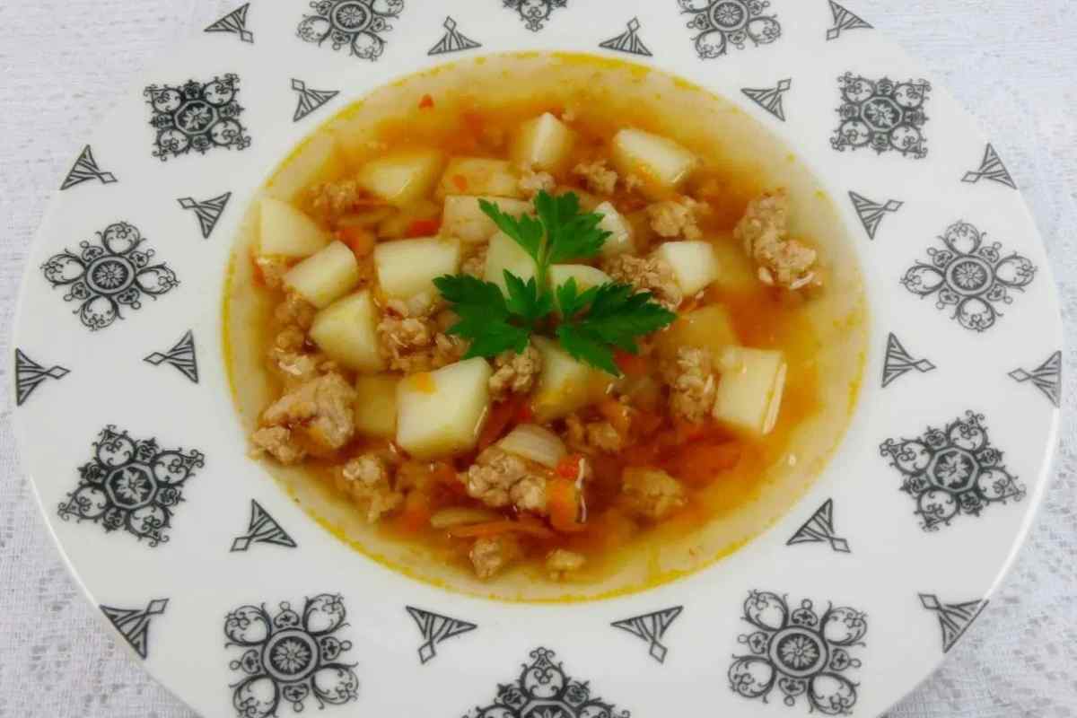 Тосканський суп з фаршем