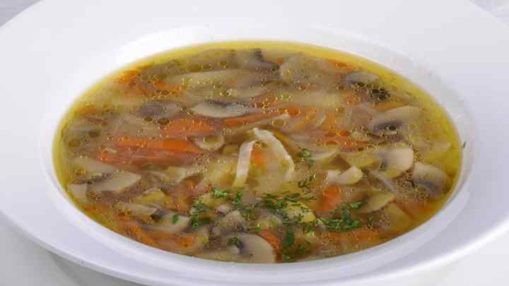 Горохово-грибний суп