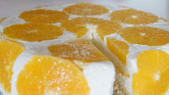 Тортик з апельсинами