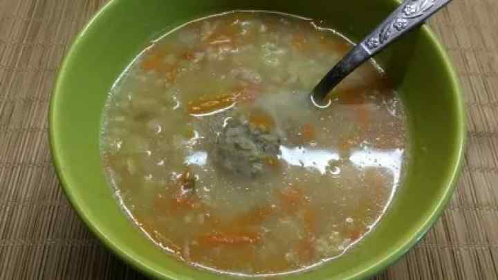 Як зробити грибний суп з пшеном
