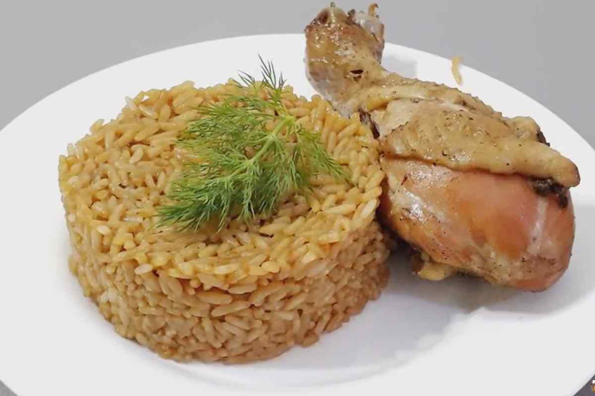 Як приготувати курку з рисом