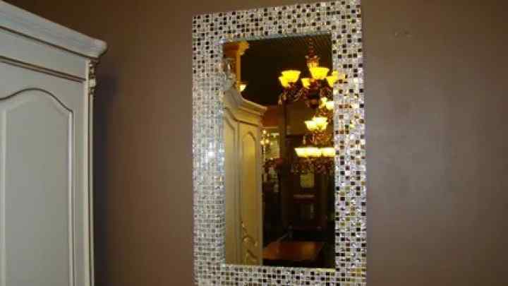 Декор дзеркала мозаїкою в 4 етапи