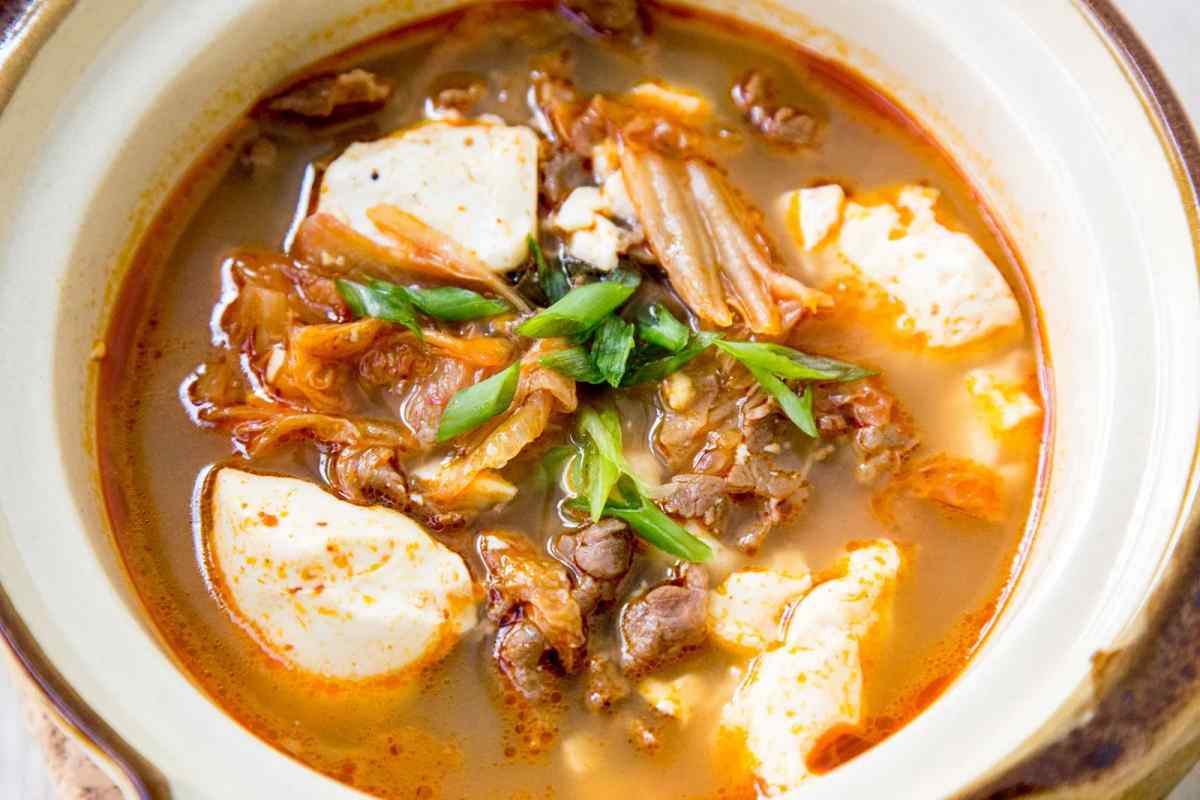 Як приготувати корейський суп Цзо Коггі Бокум