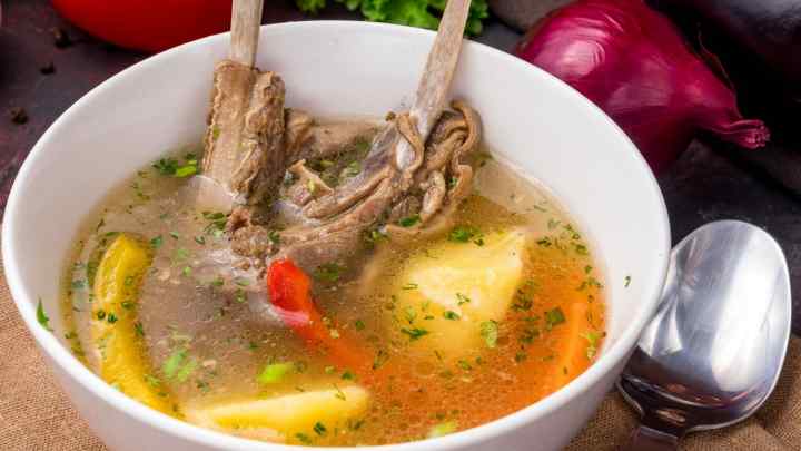 Як приготувати суп з баранини з овочами