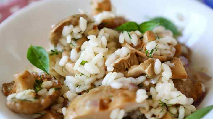 Рис з грибами. Варіанти приготування та рекомендації