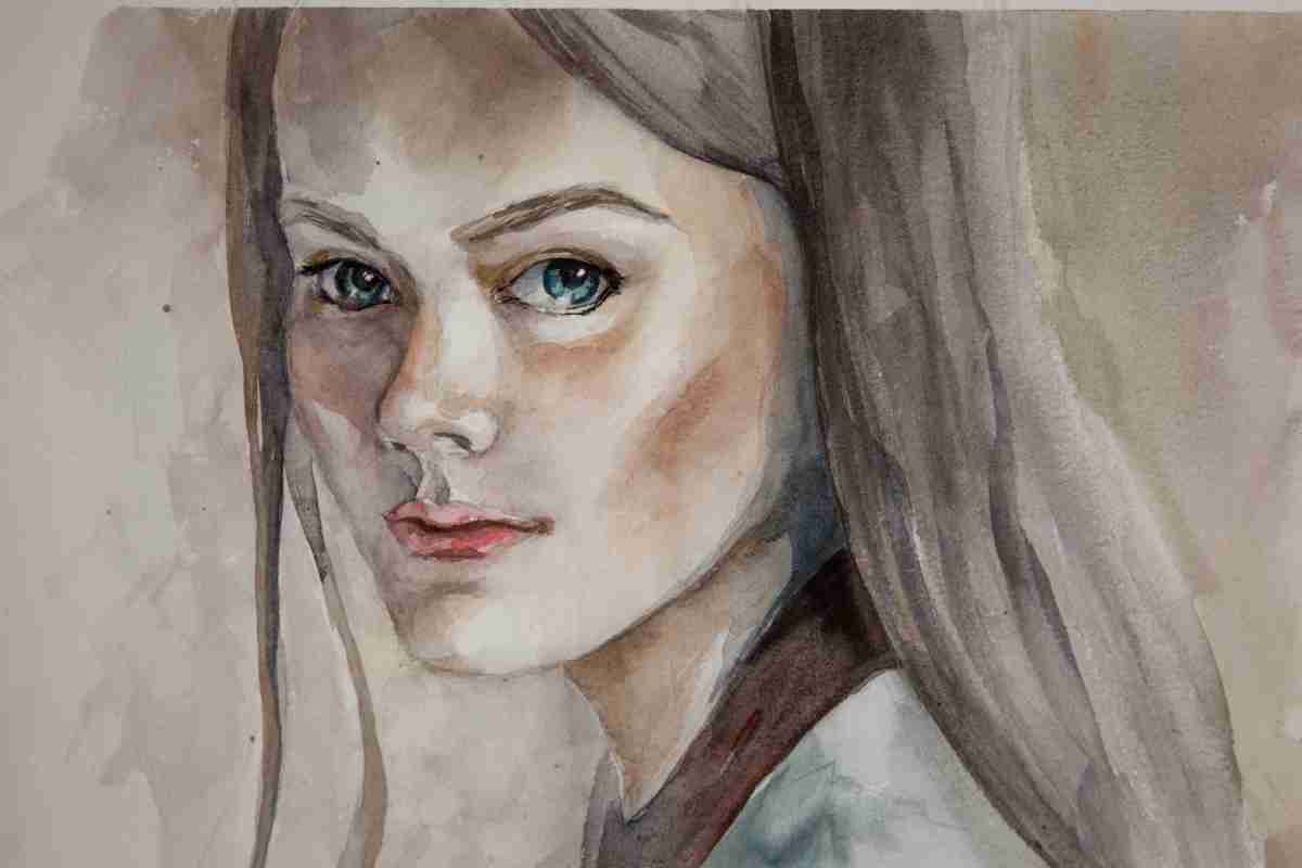 Портрет аквареллю: як легко намалювати портрет