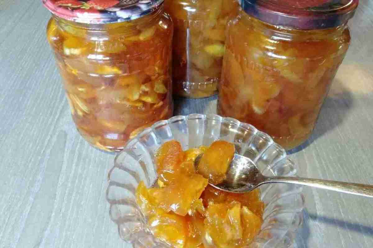 Яблучне варення з апельсином - рецепт
