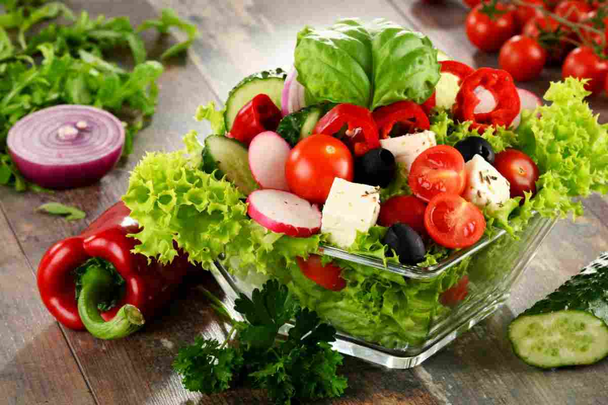 Салат овощной без заправки