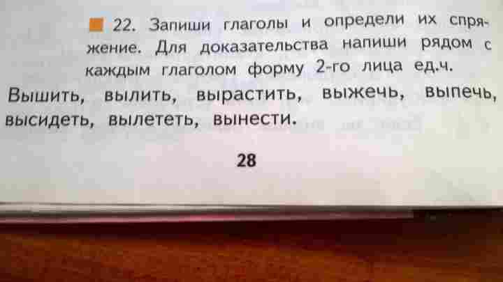 Дієслова 3 обличчя множинного числа в російській мові