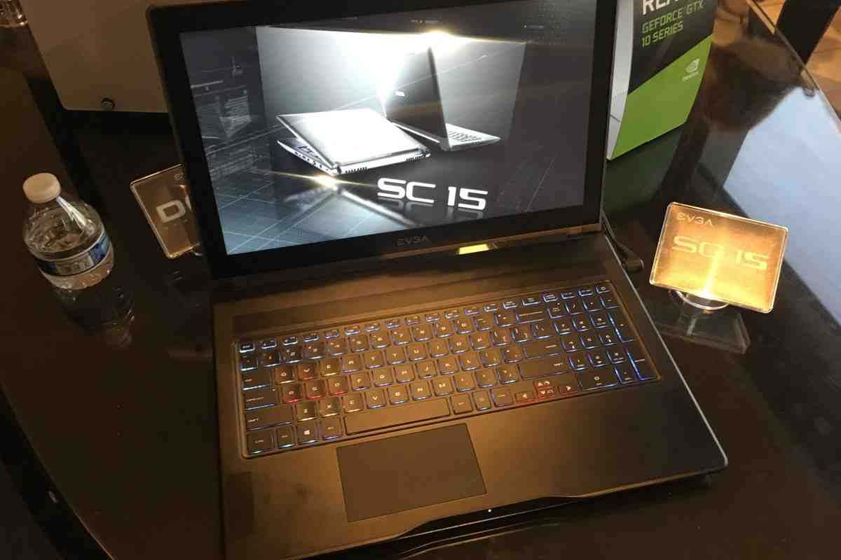 Ноутбук EVGA SC17 1080 з підтримкою G-Sync оцінено в $3000